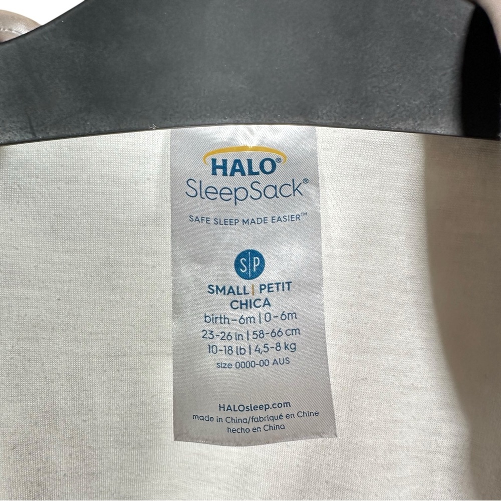 HALO SLEEPSACK Sleeveless Baby Wearable Blanket with Plush Soothing Dots - Picture 8 of 9